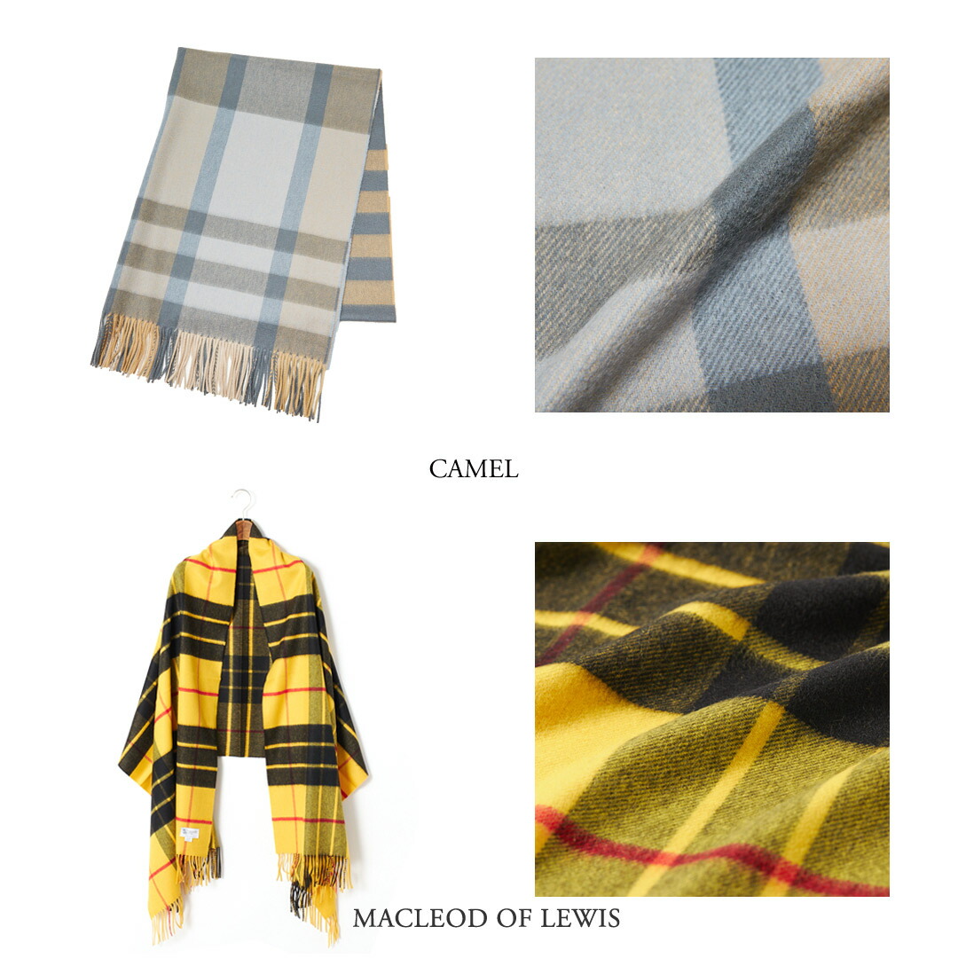 楽天市場】ジョンストンズ JOHNSTONS カシミア大判 タータンチェック