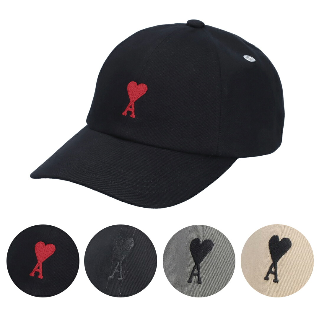 楽天市場】アミパリス AMI PARIS キャップ 帽子 ベースボールキャップ