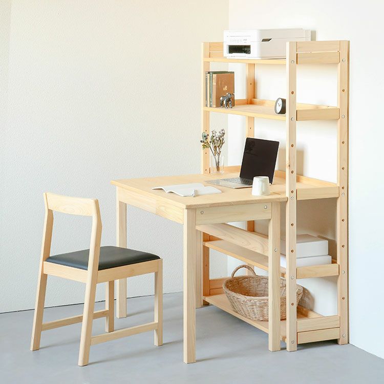 manmaruキシル 机 XYL 無垢ひのき 4本脚 Mサイズ 4本脚デスク 100