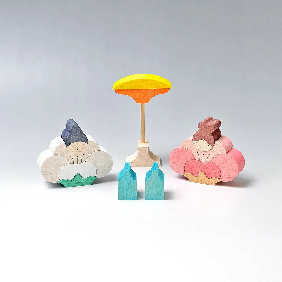 楽天市場】梅の花坐りびな KH533 小黒三郎節句人形 ひな人形 雛人形