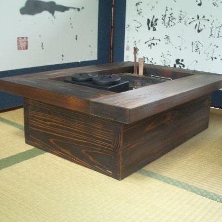 楽天市場】【灰 五徳セット】ちび囲炉裏 3点セット 800X600X280mm 蓋付