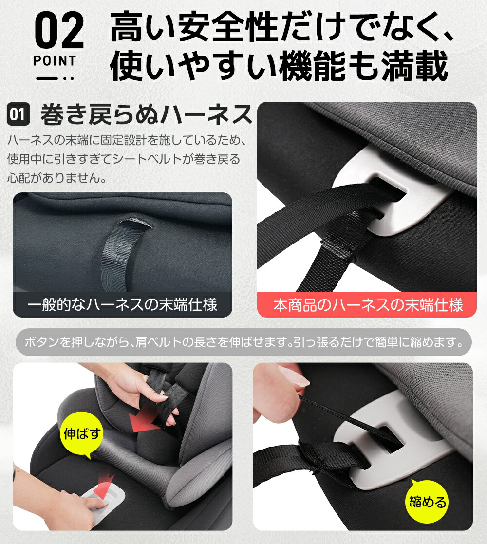 楽天市場】仕様アップデートドリンクボルダー追加！OSJ ジュニアシート