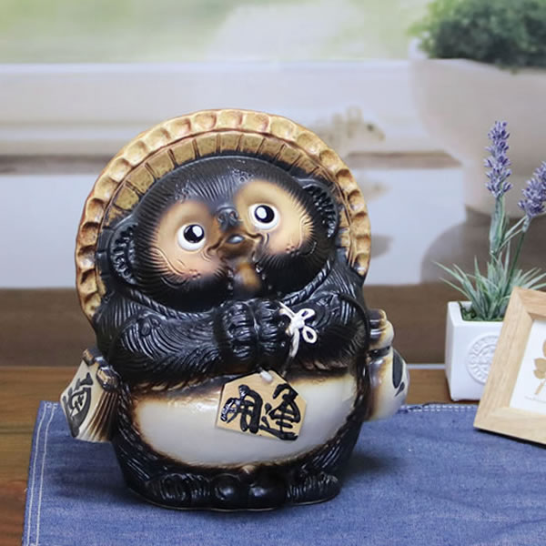 楽天市場】【ポイント10倍】信楽焼 9号お願い狸 たぬき 信楽焼たぬき