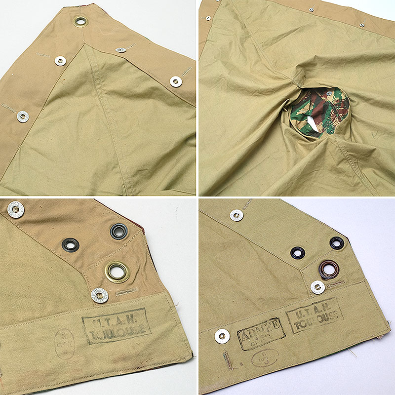 楽天市場】フランス軍 トライアングル テントシート リザードカモ