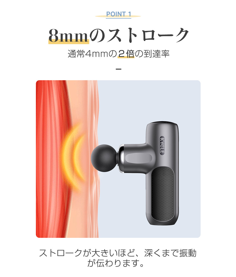 楽天市場】【Pro級進化型・手圧変速】マッサージガン 筋膜リリース