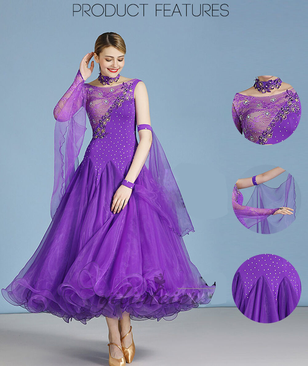 楽天市場】社交ダンスドレス 社交ダンス衣装 8色展開 単袖レース