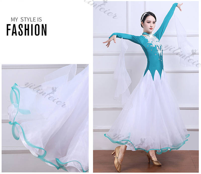 楽天市場】社交ダンスドレス お花柄 綺麗 社交ダンス練習着 フラメンコ