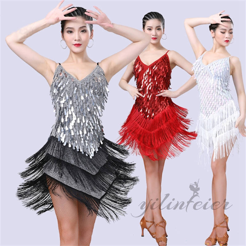 楽天市場】社交ダンス ラテンドレス フリンジ ラテンダンス衣装