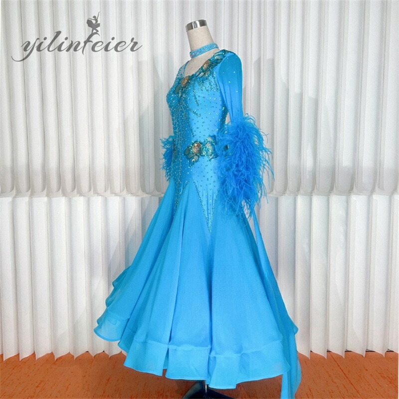 楽天市場】【受注生産】豪華社交ダンスドレス ダンス衣装 ステージ衣装