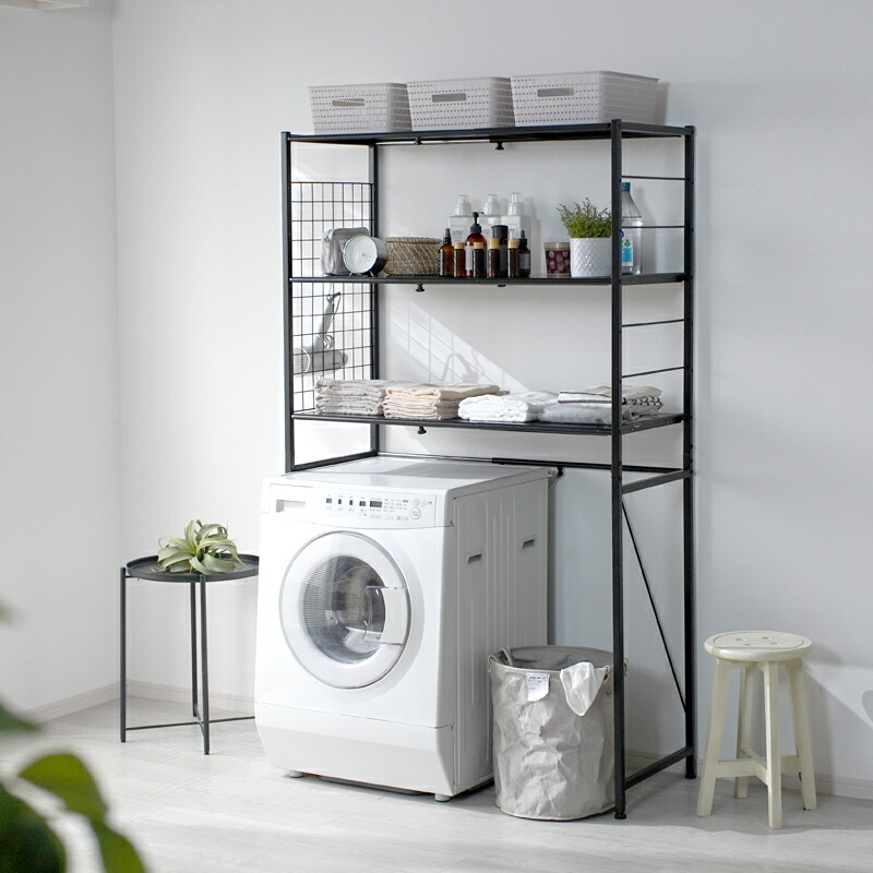 楽天市場】☆LINE追加で300円クーポン☆ランドリーラック 洗濯機ラック