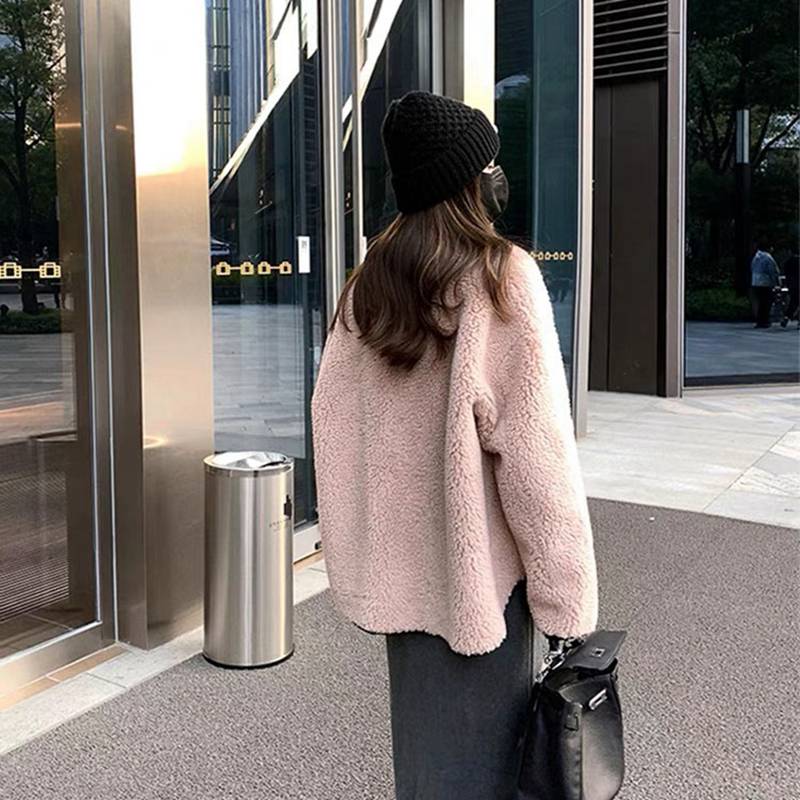 楽天市場】【20%OFFクーポン〜】ピンク?ボアブルゾン ボアジャケット