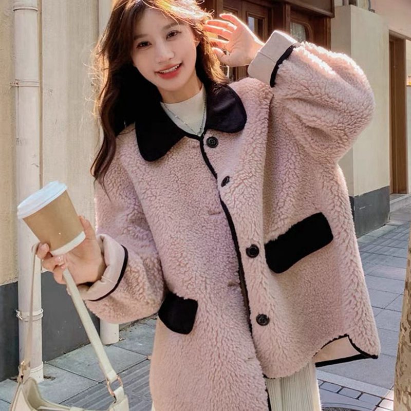 楽天市場】【20%OFFクーポン〜】ピンク?ボアブルゾン ボアジャケット