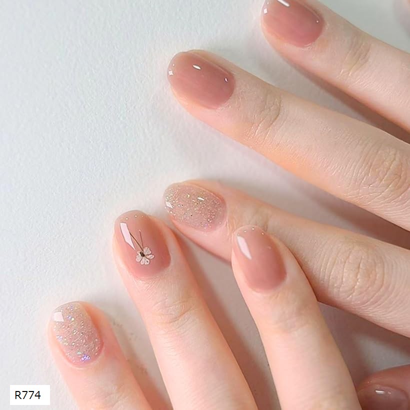 楽天市場】ネイルチップ ショート 24枚 付け爪 短め 可愛い スクエア