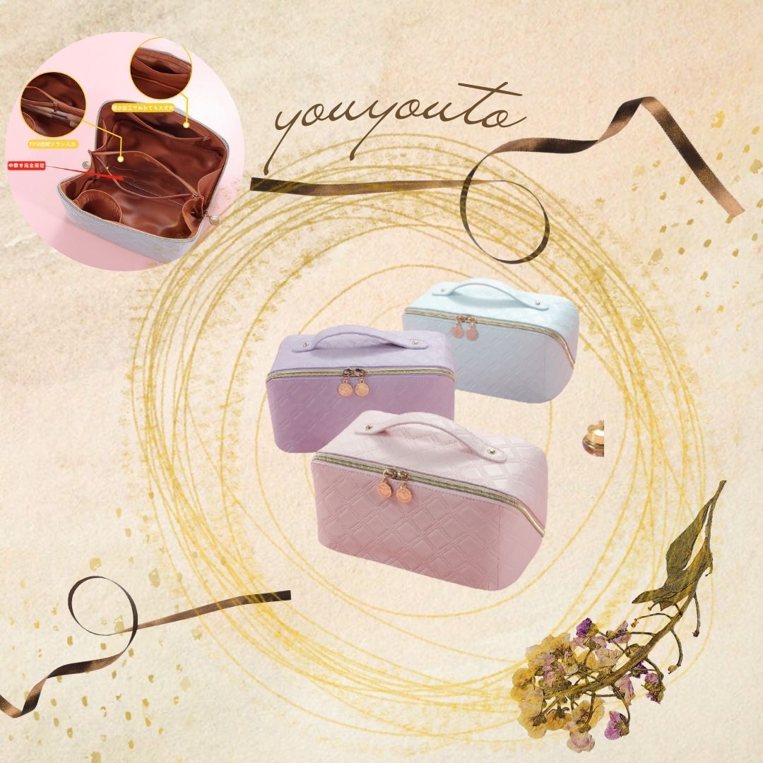 楽天市場】化粧ポーチ メイクポーチ 小物入れ 大容量 自立 洗える 誕生