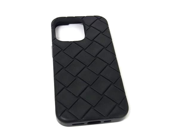 専用BOTTEGA VENETA ブラックシリコンケース iPhone15pro Bottega
