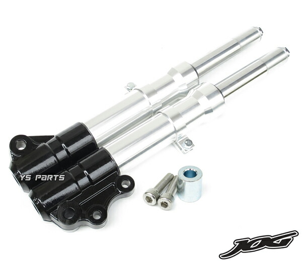 楽天市場】【送料無料】【特注】スポーツタイプフロントフォーク黒/銀