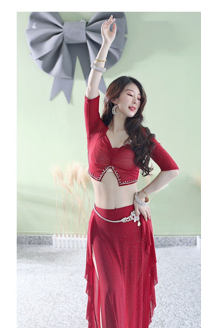 楽天市場】ベリーダンス 衣装 セット レッスン着 セットアップ 発表会