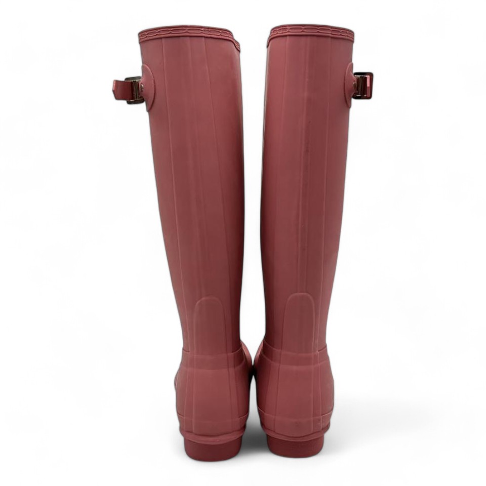 楽天市場】ハンター レインブーツ UK6 ピンク おしゃれ ガーデニングに