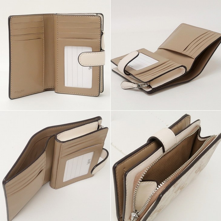 楽天市場】コーチ COACH 財布 レディース 二つ折り財布 レザー