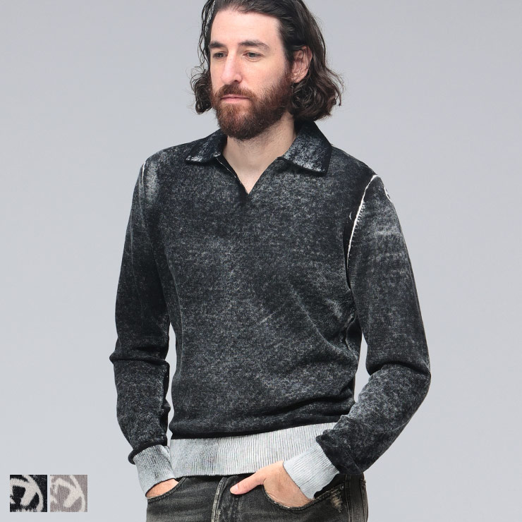 楽天市場】diesel ディーゼル（柄ロゴ）（ニット・セーター｜トップス