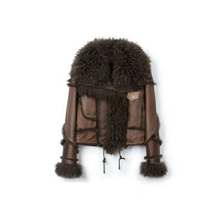 楽天市場】巻きラムファー襟 Wフェイス ラビットファームートン