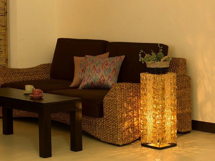 フロアライト フロアスタンド ラタン ランプ」の人気商品一覧 | 安い