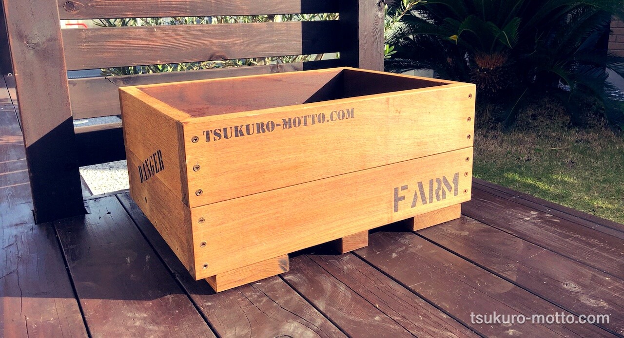 腐らないデッキ材イペで作る木製プランターをご紹介！ - DIYレシピ情報