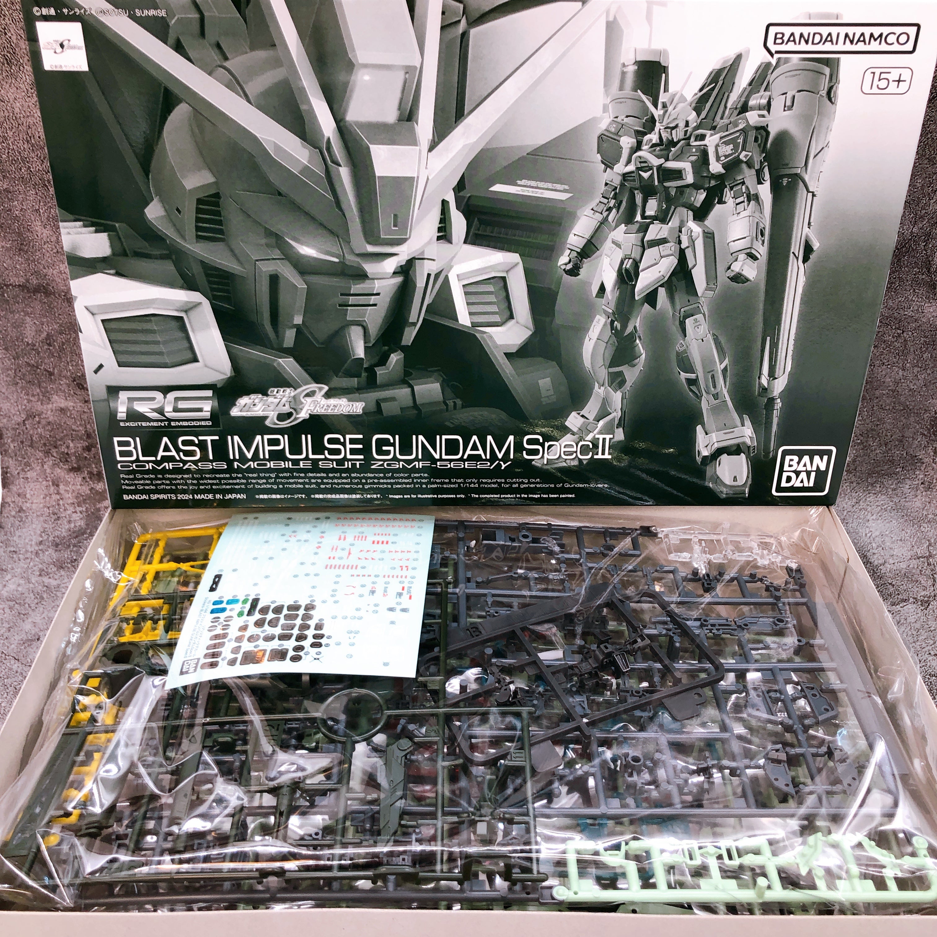 RG 1/144 Blast Impulse Gundam Spec II Seed Freedom Model Kit Gunpla Ba
