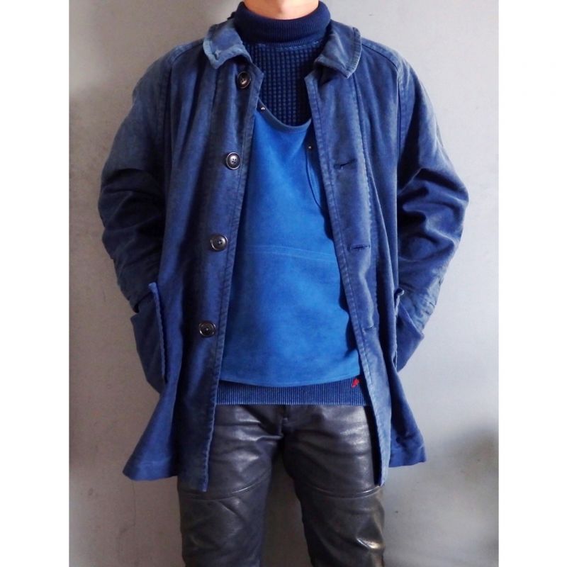 Porter Classic (MOLESKIN COAT) Color：Blue - TRAMPS/トランプス