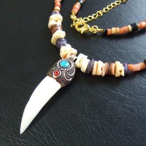 表示現品】クロコダイルの牙 ペンダント- 40236phb [40236phb] - 6,000