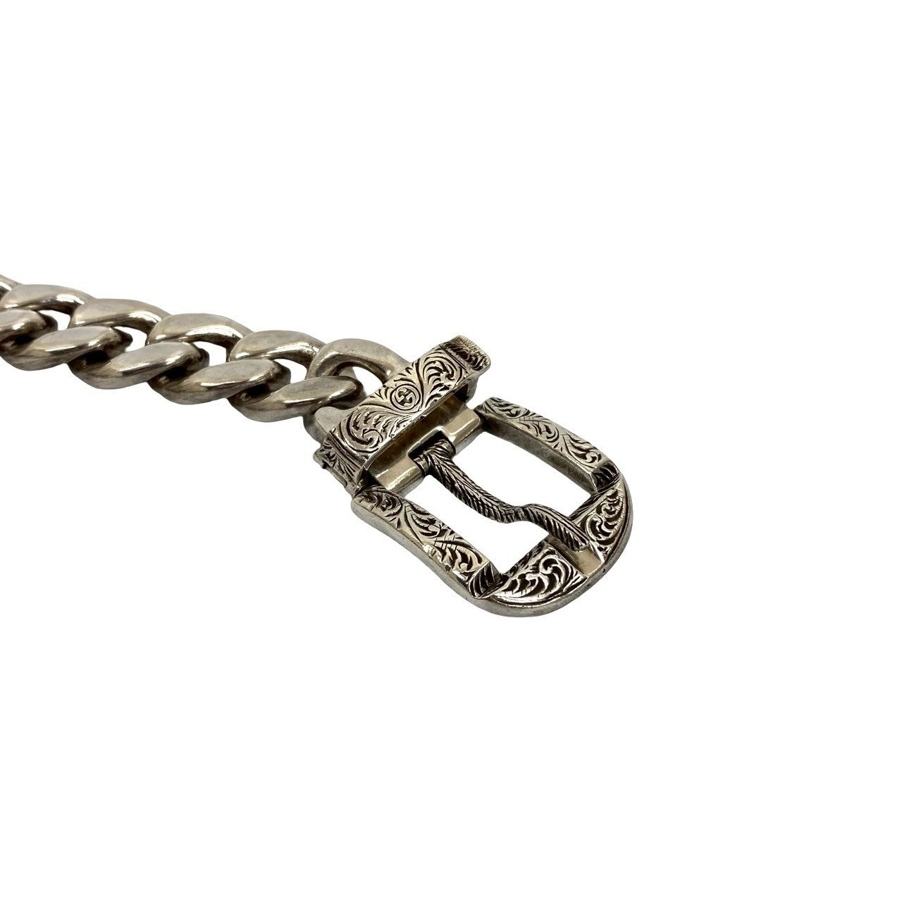 GUCCI Arabesque Cat Head Kihei Belt Necklace – Trip