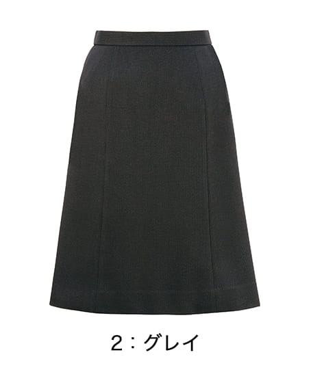 全2色】Aラインスカート（ストレッチ・抗菌裏地・ウエスト後ろゴム