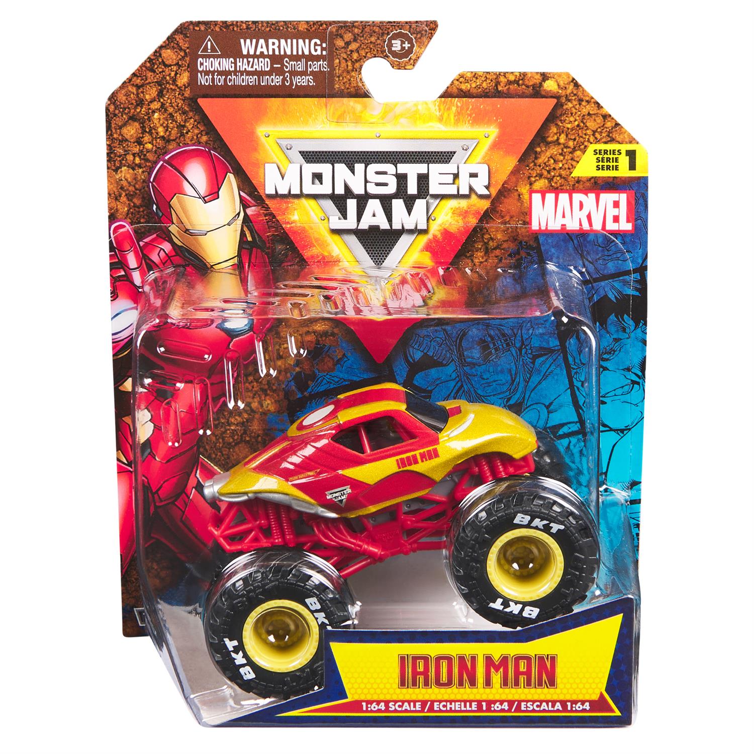 Monster Jam Toy Vehicle Truck 1:64 Marvel – Turner Toys