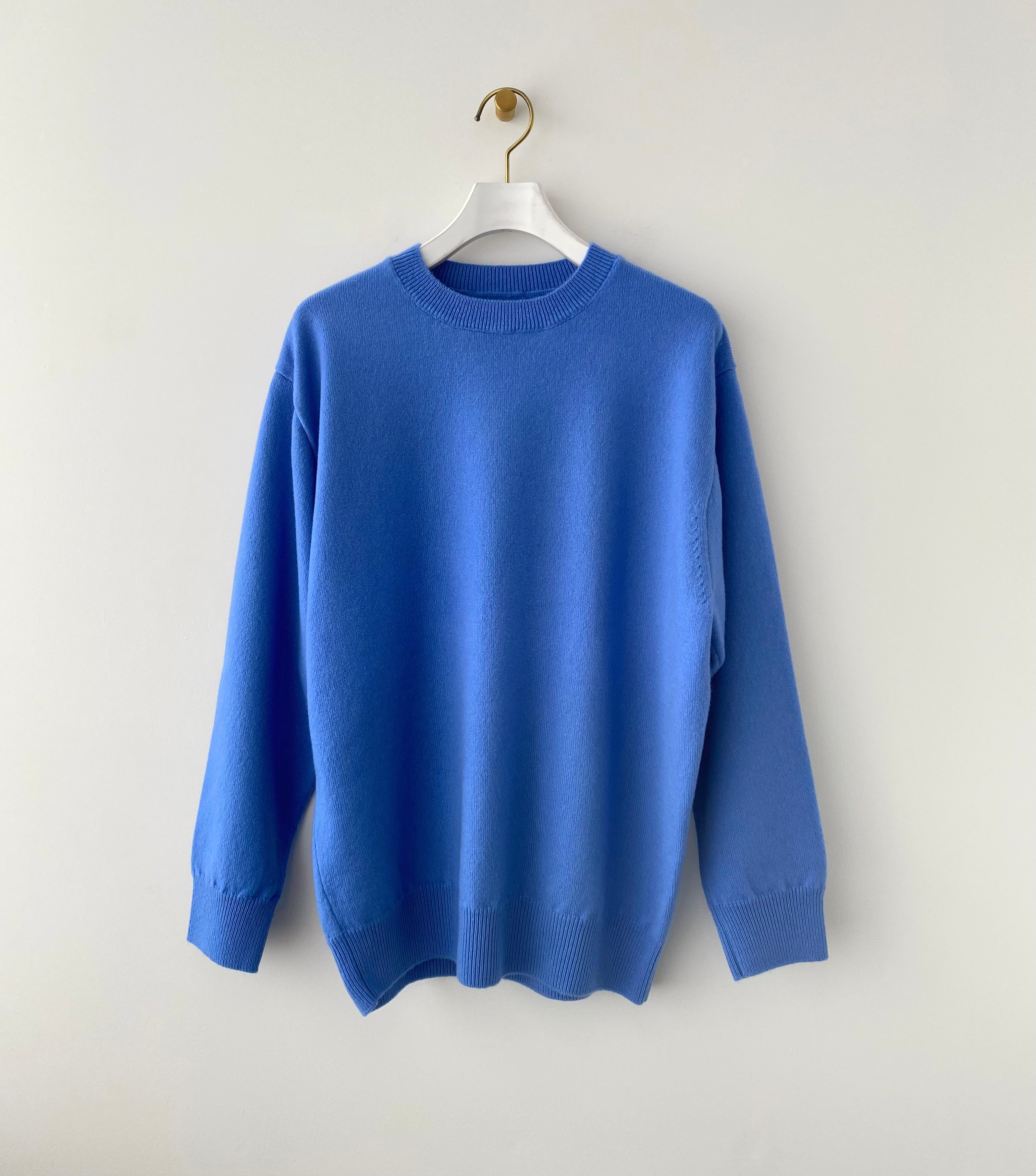 NEW BASIC CASHMERE KNIT PULL OVER Yonetomi 米富繊維 通販 – UKÉ_midori