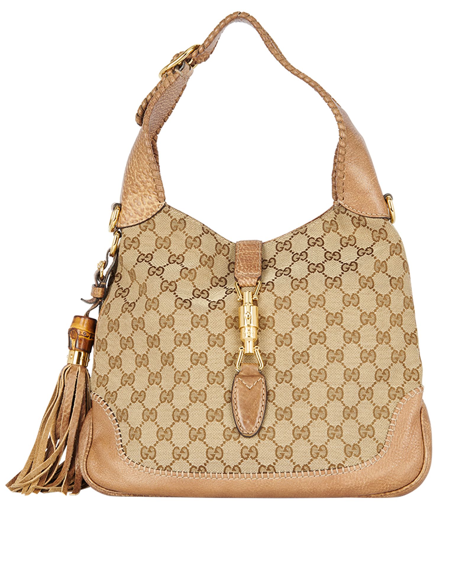 Pre-loved Gucci New Jackie Bamboo - £420