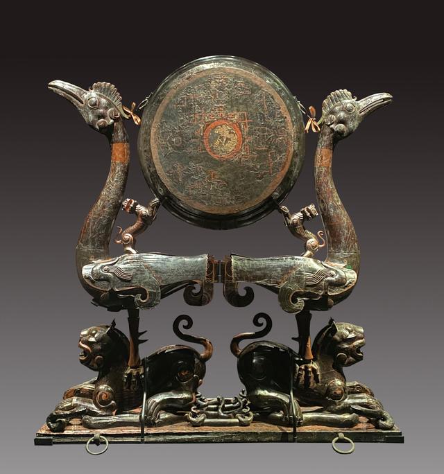 古鏡 青銅鏡 鳳凰龍麒麟鳥 中国古玩 中国美術 唐物 擺件 古鏡 青銅鏡