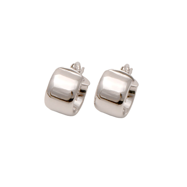 UNOAERRE K18ホワイトゴールドフープピアス 31343 | UNOAERRE