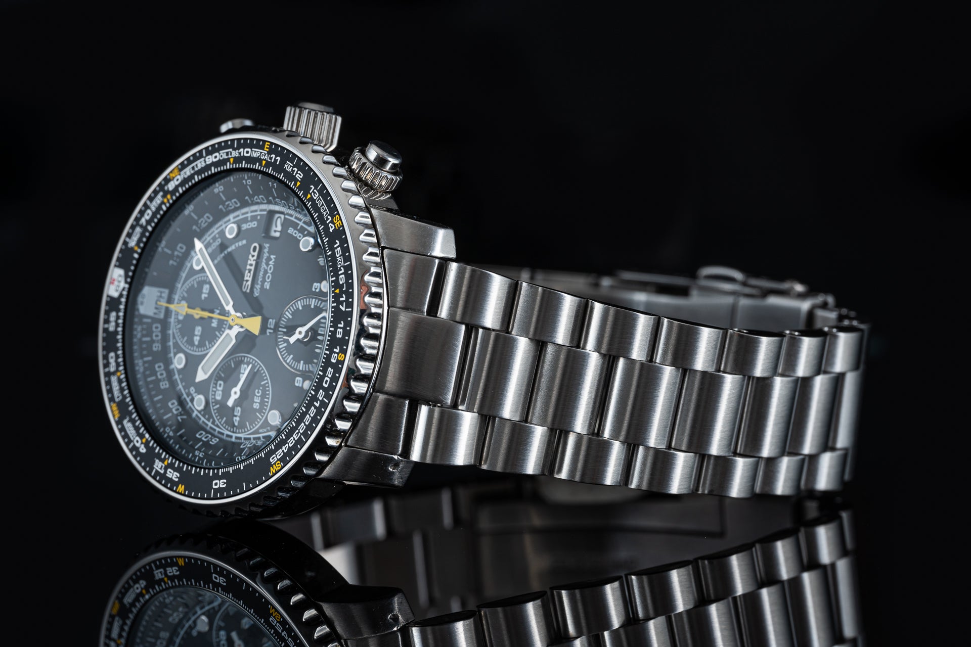 Lincoln Bracelet (Seiko SNA411 Flightmaster) – Uncle Straps