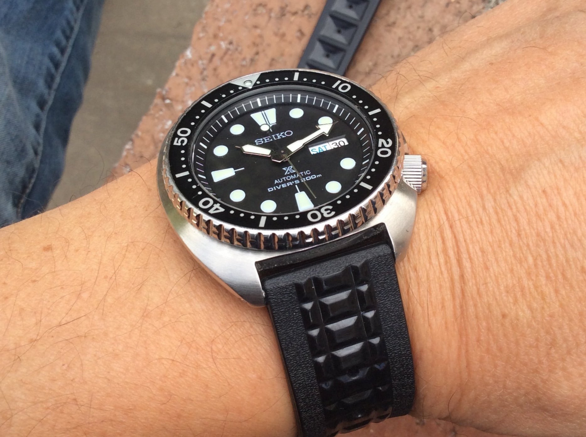 Rubber Chocolate Bar Strap (19/20/22mm) – Uncle Straps