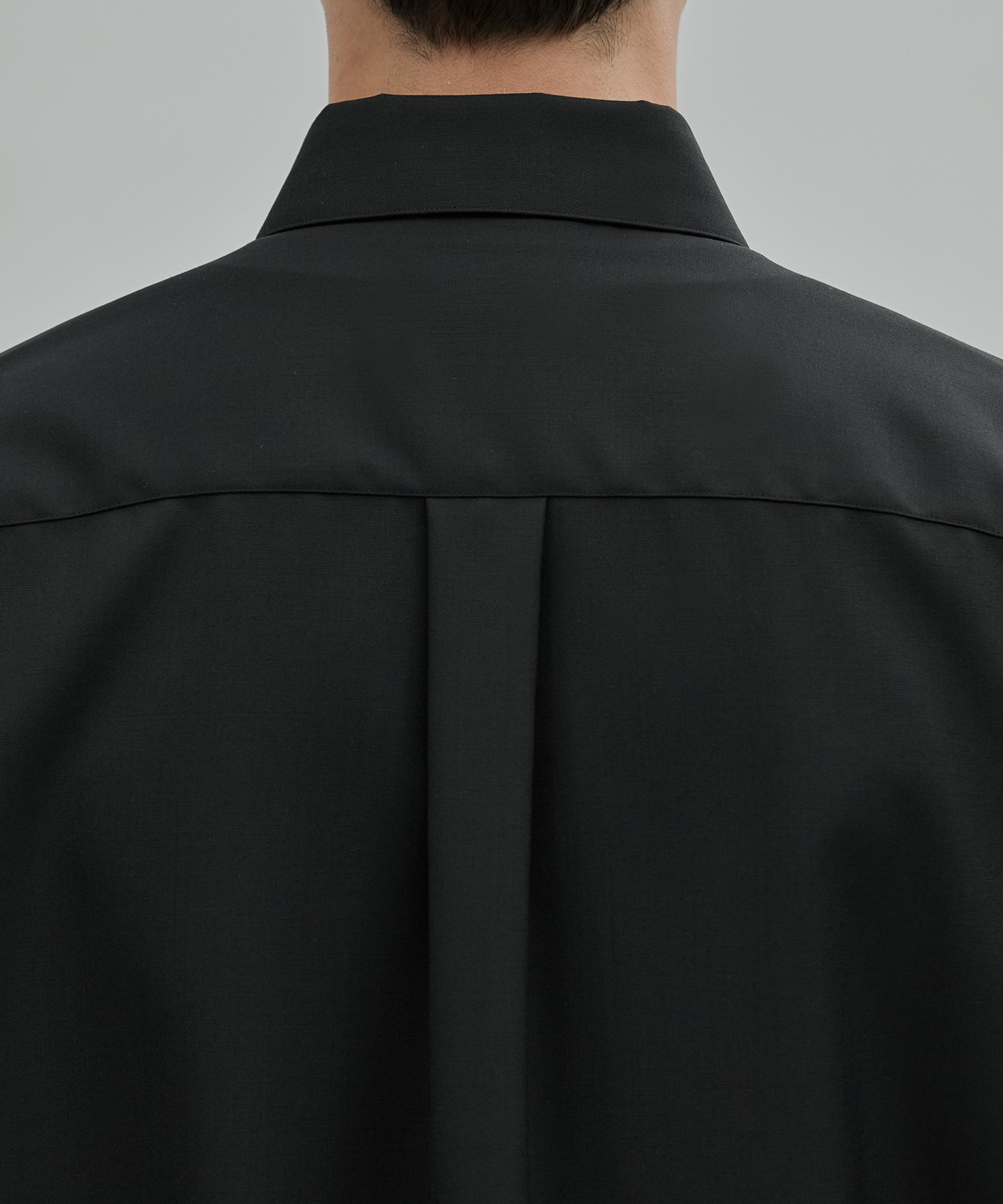 Super 120's ウォッシャブルウールシャツ(1 OFF WHITE): : メンズ