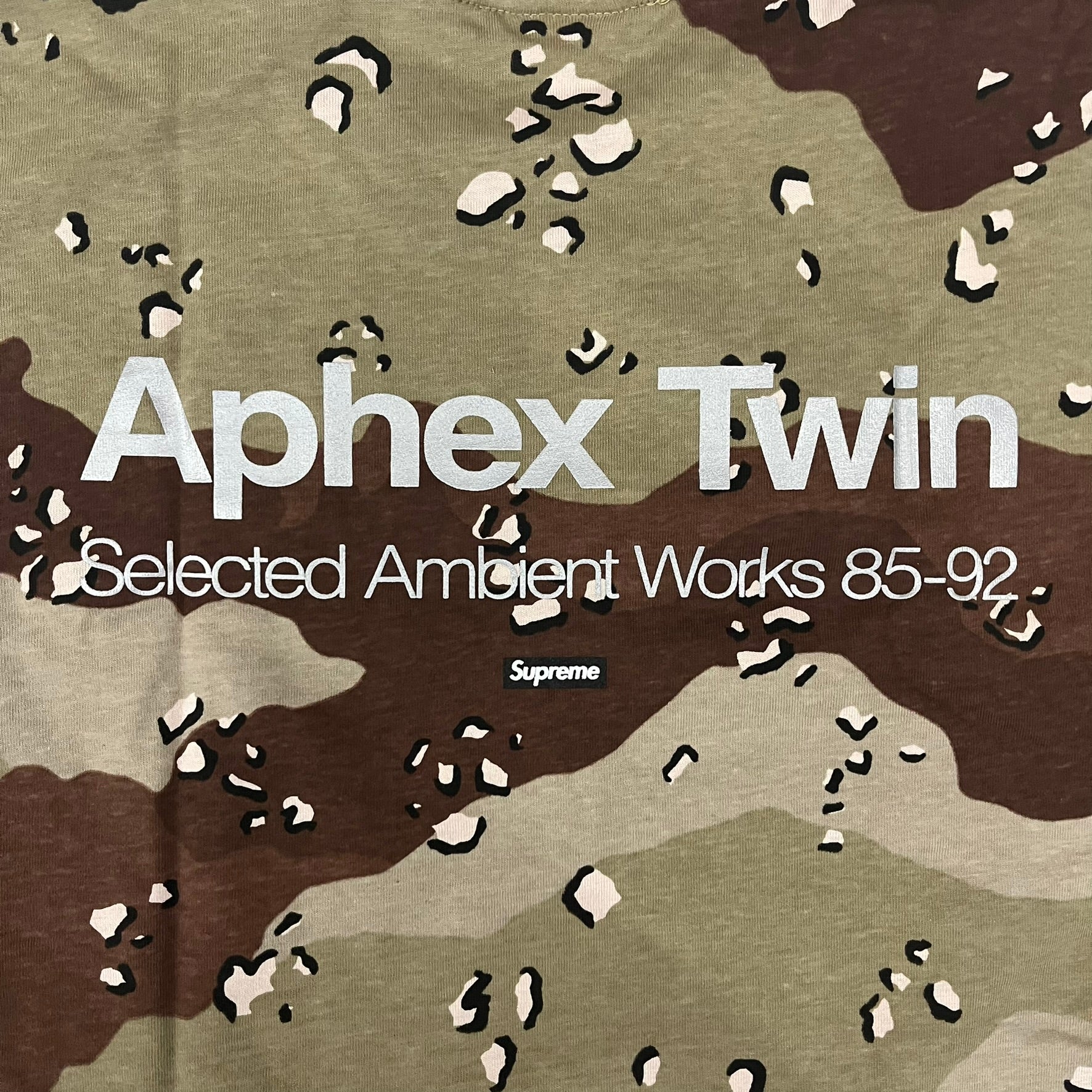 supreme aphex twin ambient works tee camo – único13