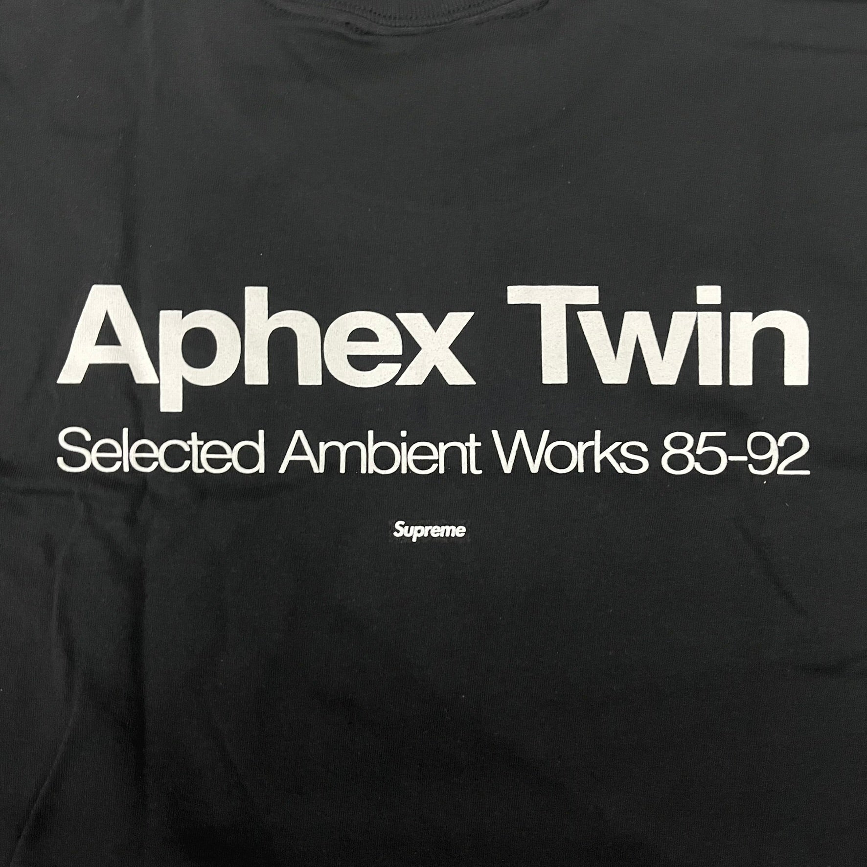 supreme aphex twin ambient works tee black – único13