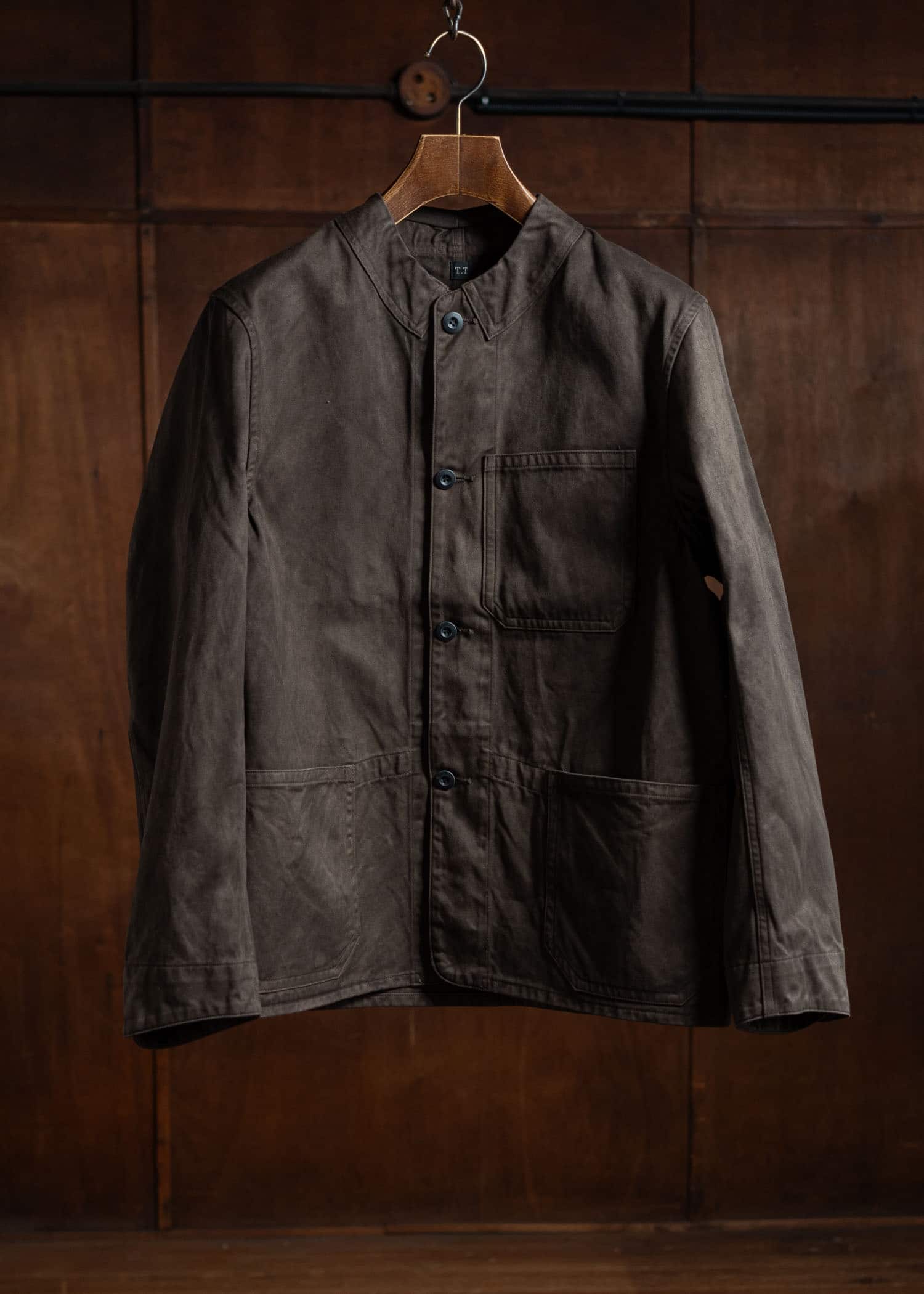 Taiga Takahashi Railoroad Jacket Mud Dyed Brown Lot.315 – VISION