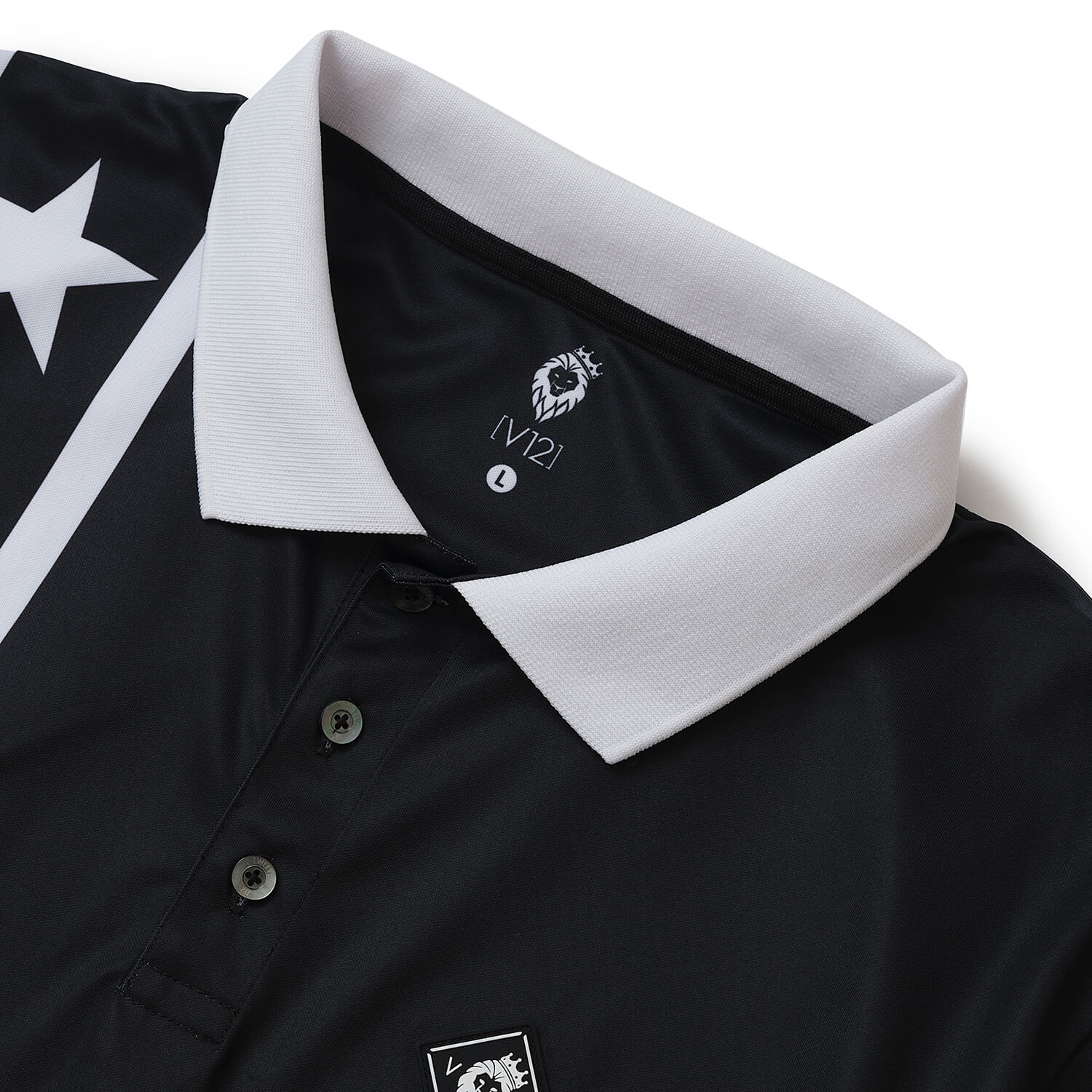 V12] ゴルフ メンズ ポロシャツ 吸水速乾 VERTICAL STAR POLO | 【公式