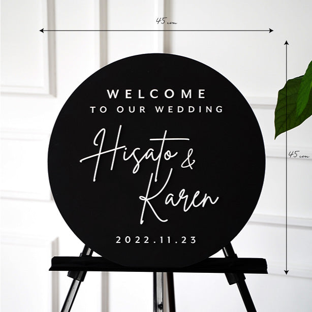 ラウンドウェルカムボード【#B】 – VANILLA CHIC