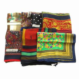 foulards YSL スカーフ ストール 7点セット まとめ売り 総柄 ハート