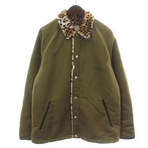 レオパードボアジャケット LEOPARD BOA JACKET 中綿 ブルゾン シングル