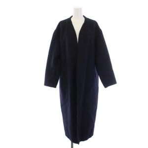 W二重織りメルトンコート チェスターコート ダブル ウール カシミヤ混