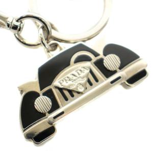 キーホルダー キーリング 車モチーフ 黒 ブラック シルバー（2024/04