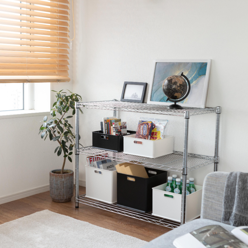 ホワイトのみ予約販売(2月中旬出荷予定) プラスチック収納ボックス